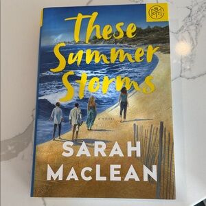 These Summer Storms by Sarah MacLean, Book of the Month edition, Hardcover